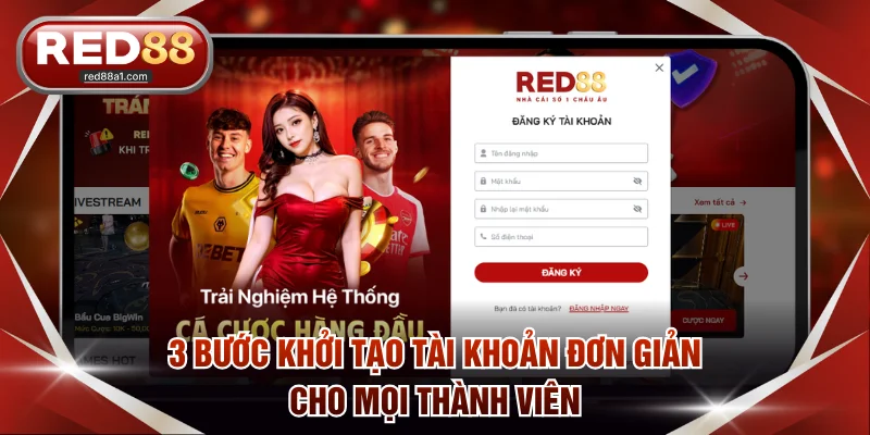3 bước khởi tạo tài khoản đơn giản cho mọi thành viên
